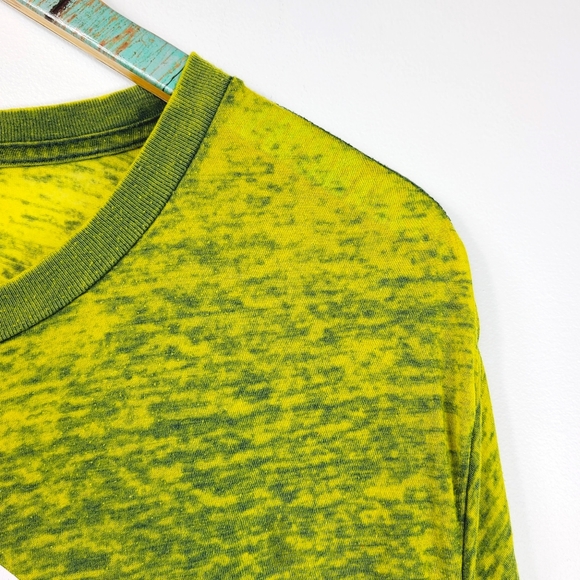 NASA Yellow Burnout Print T-Shirt XL - Picture 3 of 7